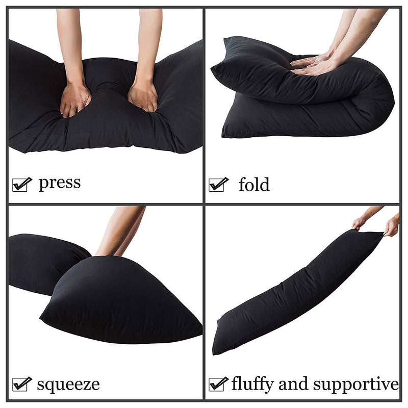Full Body Pillowcase High-Quality Comfy Breathable Long Bed Throw Pillow Cover