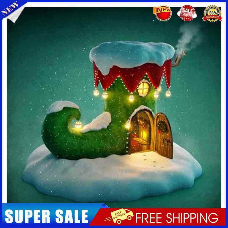 #A Christmas Skates Diamond Painting Kits Full Round Drill Decor 30x30cm (L3265)