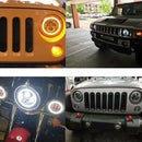 Eyebrow Indicator Lights Side Marker Lights For Jeep Wrangler JK LJ TJ CJ