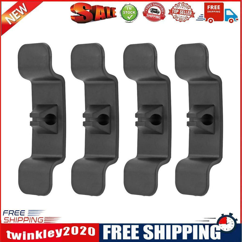 4pcs Kitchen Appliances Cable Holder Clip Management Cord Wrapper (Black)