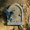 Fairy Door Fairies Sculpture Elf Statues Outdoor Wall Garden Outdoor Hot K7O0
