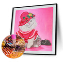Cat Bird Animal Special Shaped Partial Drill Mosaic Art Rhinestone Picture De