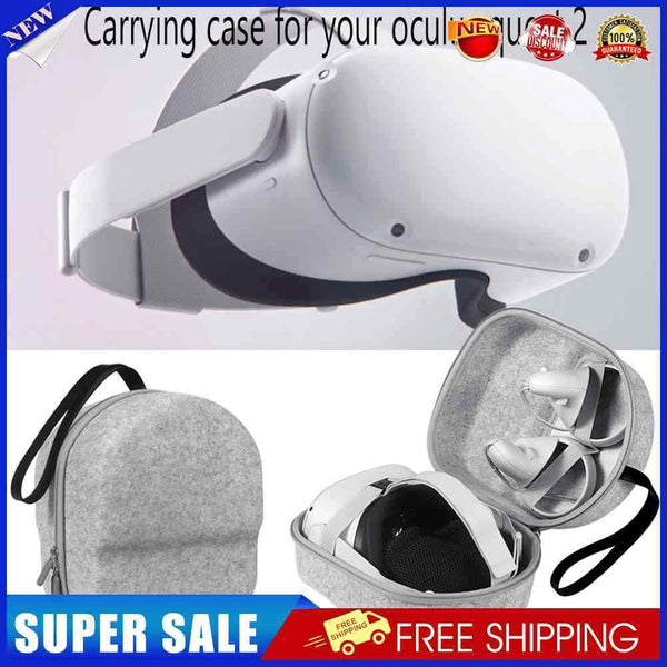 Storage Box for Quest 2/Quest Glasses Headset Felt Travel Carrying Bag Accessory