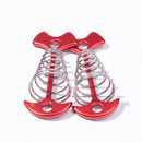 Camping Floor Spring Nails Outdoor Awning Tent Fixed Hook Buckle (Red)