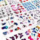 30pcs Nail Stickers Set Big Butterfly Water Transfer Decals Manicure Tools Newly