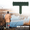 T Shape Stainless Steel Plastic Knot Puller Rig Making Tackle (Army Green) Newly