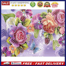 Diamond Embroidery Drawing Rose Butterfly Rhinestone Craft Diamond Painting