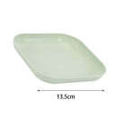 tray Fruit tray Small plate Tableware Square plate Spit bone dish Wheat straw
