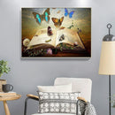 Diamond Painting 5D Full Round Drill Mosaic DIY Butterflies in Book Kit Ornament