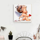 5D DIY Full Drill Diamond Painting Baby Angle Embroidery Craft Kit Home Wall Art