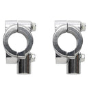2PCS Universal Motorcycle Handlebar Mirror 22mm 7/8" Aluminum Alloy Moto L