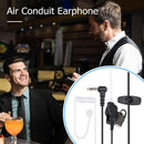 vanpower Transparent Acoustic Tube Earphone Stereo Headphones 3.5mm Mono Heads