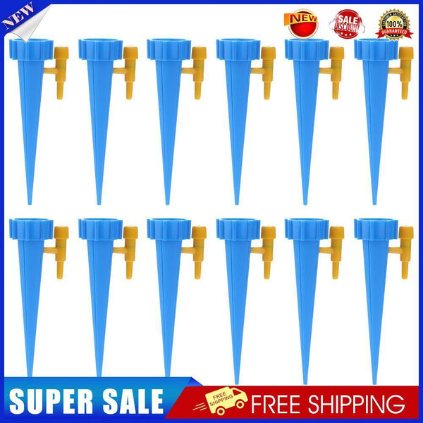 Drip Irrigation System Automatic Watering Spike for Plants (12pcs Blue)