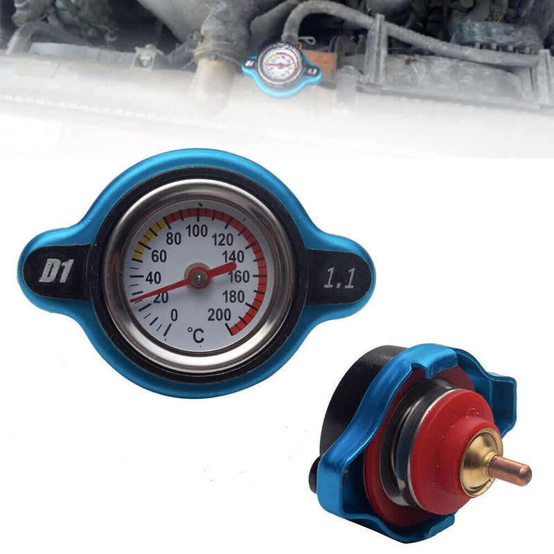 Big Head Offroad Thermost Radiator Cap Tank Cover with Water Temperature Gaug