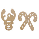 2pcs Elk Head Cutting Dies Stencils Scrapbook Embossing DIY Craft Album -15