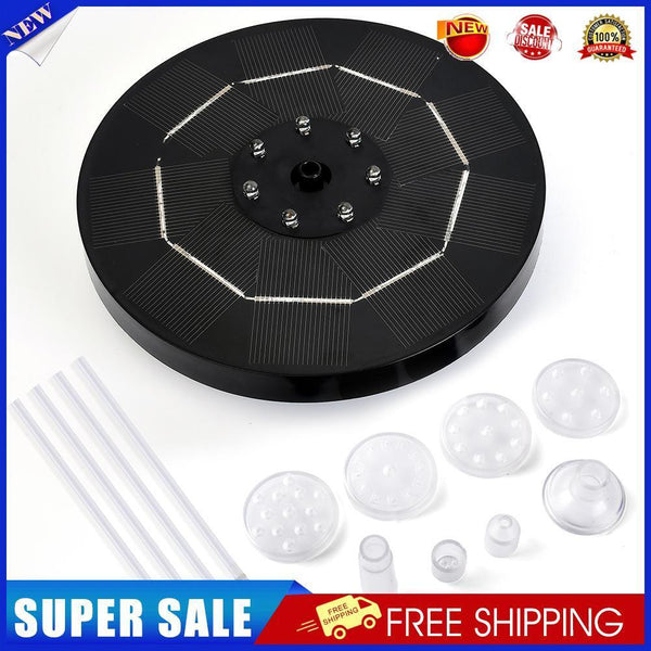 Solar Powered Pool Pond Bird Bath Water Fountain Pump Kit (3.5W White)