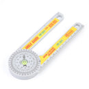 2pcs Miter Saw Protractor Angle Level Digital Protractor (Double Bubble)