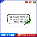 Fashion Letter Brooch Lapel Pins Bag Clothes Denim Shirt Decor (Style 2)