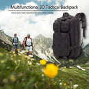 30L Outdoor Sports Waterproof Backpacks Large Storage Rucksack (Black) Newly