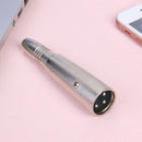 3Pin XLR Male to 1/4"" 6.35mm Female Cable Adapter Cord Zinc Alloy Connector