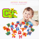 26Pcs English Letters Robot Deformation Alphabet Transformations Puzzle Toys