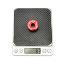 MUQZI CNC MTB Road Bike M19 Crank Cover Screws Crankset Bolt Cap (Red)