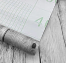 15.7 x 236 Distressed Wood Peel and Stick Wallpaper Faux Wood Cabinet Wall