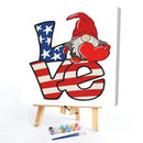 Goblin and Love Colouring Oil Canvas Picture DIY Handpainted Paint By Number Kit