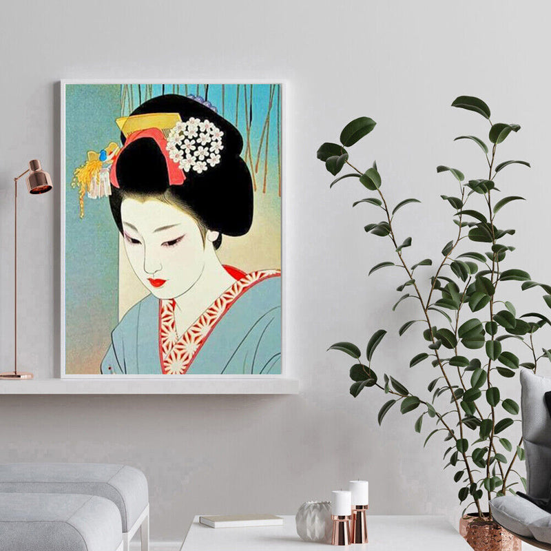DIY Painted On Canvas Artwork Various Female Modern Oil Painting By Numbers