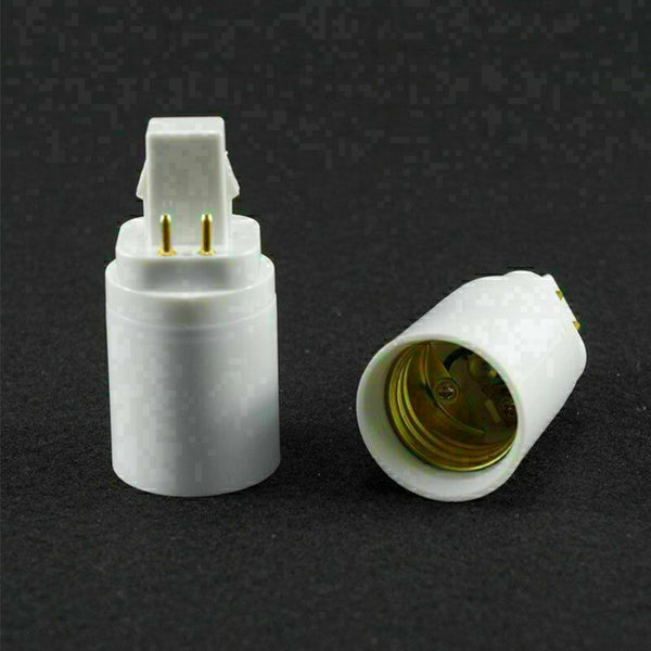 G24q 4 Pin 15mm To E27 E26 Screw Light LED Bulb·Lamp C5A2 V8F9 U5Z5 B3E4