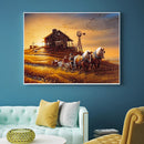 5D DIY Full Drill Diamond Painting Dusk Embroidery Craft Kits Bedroom Wall Art