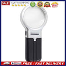 Portable 3X Folding Lamp Loupe Reading Newspaper Handheld Illuminated Magnifier