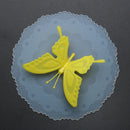 Cute Butterfly Silicone Cup Lids Anti-dust Leakproof Mugs Cover (Yellow) Newly