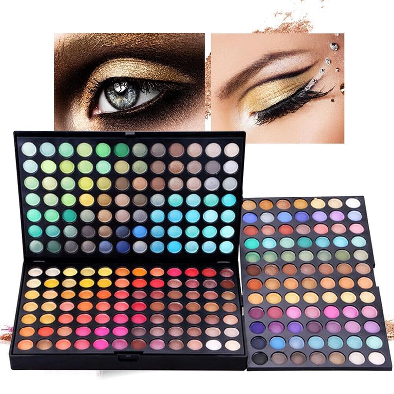 252 Color Eyeshadow Mat Shimmer Palette Blush Mineral Shine Diamond Powder