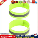 2x Night Reflective Bike Safety Armband Outdoor Sports Arm Strap (Green) Newly