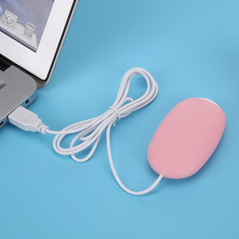 5V Portable Mini USB Hand Warmer Winter Office Hand Heating Stove (Pink)