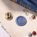 Alphabet Letters Wax Sealing Stamp Head Round Copper Stamps Craft Decor (I)