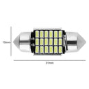 1pc 31mm 3014 18LED 5050SMD Car Doom Festoon Interior Reading Light Bulb