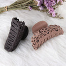 Size Carving Crab Headwear Plastic Hair Claw Hairpin Hollow Out Hair Clamps