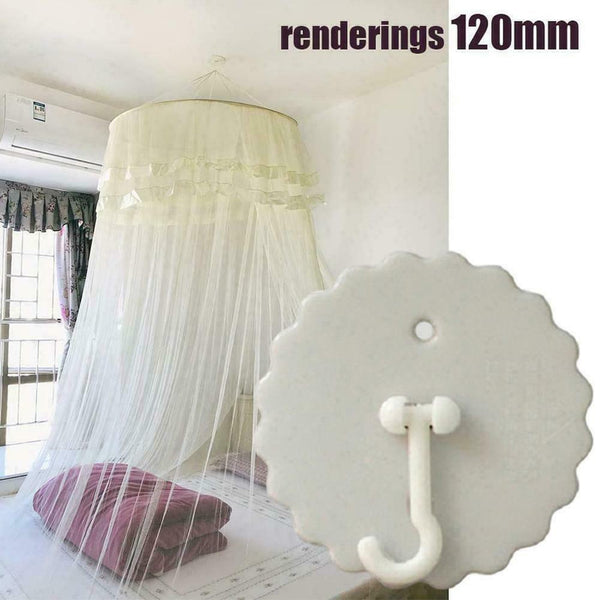 12cm Ceiling Sticky Hooks Screw Net Hanger Wall Household Tools Supplies F7X0