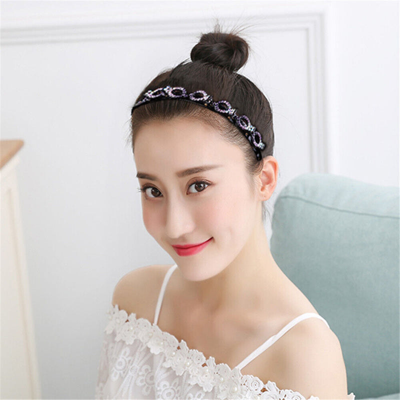 design Hairstyle Hairpin Rhinestone Hair Clip Twist Plait Headband Barrette