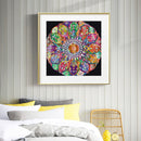 Datura Flower DIY Part Drill Special-Shaped Diamond Painting Mosaic Picture