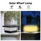 6LED Solar Garden Post Lamp Square Outdoor Waterproof Stigma Lamp Fence Decor