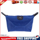 Women Zip Ingot Shape Dumpling Handbag Cosmetic Bag Makeup Tote(Royal Blue)
