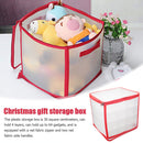 Folding Christmas Gift Storage Box PVC Transparent Holder Multi-layer Organizer