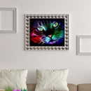 5D DIY Full Drill Square Diamond Painting Colorful Cat Cross Stitch Mosaic