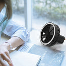 Multifunctional Mini Fan with LED Light Desktop Ceiling Fan (Black Tripod)