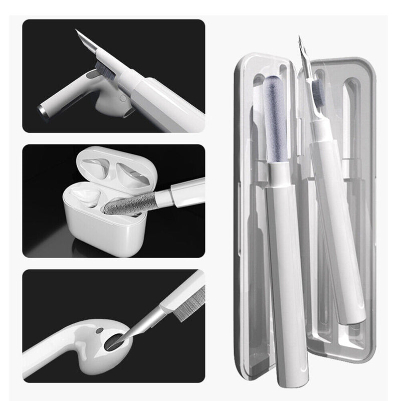 2 in 1 Wireless Earbud Earphone Cleaner Bluetooth-Compatible Headset Pen Br
