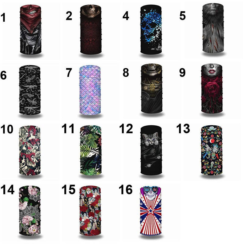 Workout Yoga Face Bandana Neck Gaiter Magic Tube Scarf Outdoor Headwear