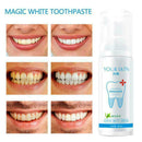 Teeth-Cleaning Whitening Mousse Toothpaste Removes Plaque W4R7 Stains O5D9